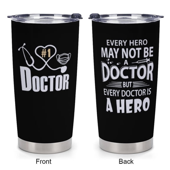 Doctor Gifts for Men, Cool Gifts for Doctors Male, Unique Christmas Gift for Doctors, Doctor Appreciation Day Gift 20 Oz Stainless Steel Tumbler