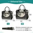 thumbnail image 4 of FORMRS Insulated Lunch Bag Unisex Large Capacity with Shoulder Strap, Beige Moon, 4 of 6