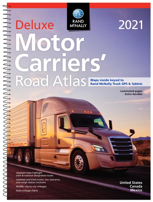 Rand McNally 2021 Deluxe Motor Carriers&amp;#39; Road Atlas (Paperback)