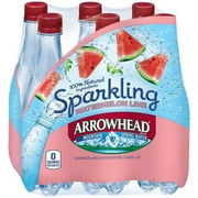 Arrowhead Natural Sparkling Watermelon Lime Mountain Spring Water 33.8 Fl. Oz.