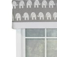 thumbnail image 2 of RLF Home Ele Banded 100% Cotton with Fully Lined 3" Rod Pocket Valnance for Windows 50" x 15" Storm, 2 of 2