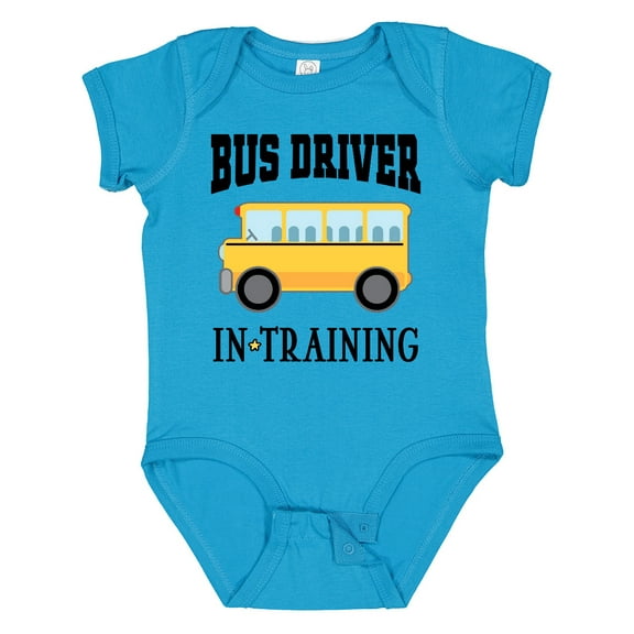 Inktastic Bus Driver in Training Boys or Girls Baby Bodysuit