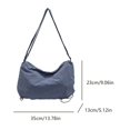 thumbnail image 2 of Bolso Bandolera Nailon Hombro Gran Capacidad para Mujer () Azul, 2 of 4