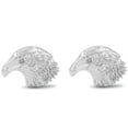 thumbnail image 2 of SuperJeweler Stainless Steel Bald Eagle Cufflinks For Men, Fits Standard Shirt, 2 of 6