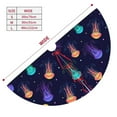 thumbnail image 3 of Sikiie Sea Jellyfish 30-48 inches {designName} Print Christmas Tree Skirt Snowman Xmas Tree Skirt with Edge Christmas Decorations for Holiday Party48", 3 of 7