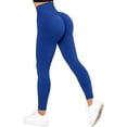 thumbnail image 3 of Rose rosee Mujeres Scrunch Butt Lifting Push Up Seamless Floral Leggings Botín Talle Alto Entrenamiento Yoga Pantalones, 3 of 4