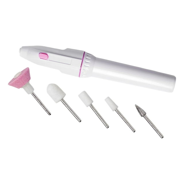 Tachiuwa 1PC Electric Nail Drill Machine Acrylic Gel Nails Electrical Without Battery