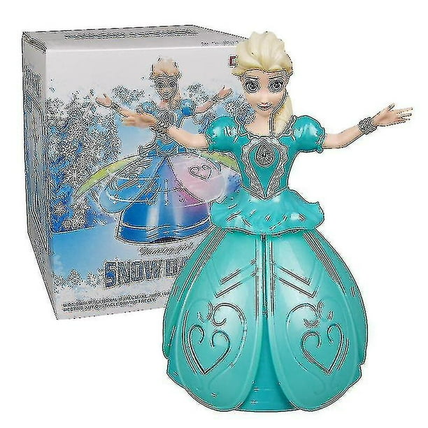 Snow Dance Doll Frozen Elsa Dancing Rotating Singing Flashing Christmas Gift Walmart