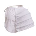 thumbnail image 6 of Women 4 Hoops Back Bustle Dickens Dress White Crinoline Underskirt Painner, 6 of 7