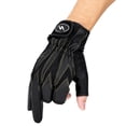 thumbnail image 3 of 1 par de guantes de pesca al aire libre, transpirables, resistentes al desgaste, 3 medio dedo, accesorio (negro), 3 of 8
