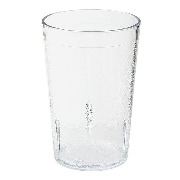 G.E.T. 6608-1-CL Textured Clear 8 Oz. Tumbler - Dozen