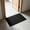 Black, variant on Striped Front Door Mat, Indoor Entrance Rug, Non-Absorbent Welcome Mat, Durable Polyester Dirt Trapper, Home Decor Entryway Runner, 75x45cm