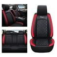 thumbnail image 2 of Maidao Car Seat Covers Full Set for Mercury for Mariner 2004-2010 5 Seats Compatible Airbag Waterproof Premium Leather Front and Back Seat Protectors Black and Red, 2 of 8