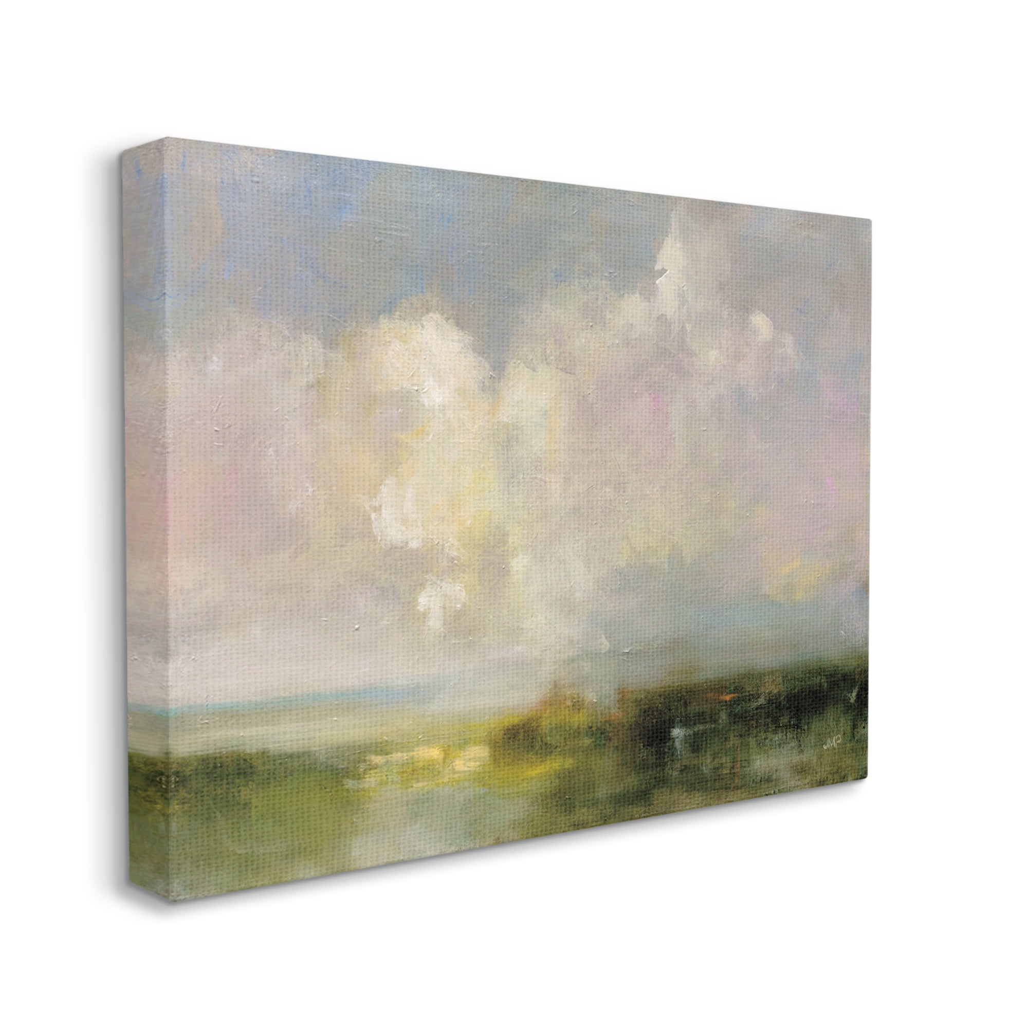 Stupell Industries Abstract Clouds Painting Landscape Painting Gallery Wrapped Canvas Art Print Wall Art, 40 x 30