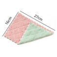 thumbnail image 3 of Hariumiu Kitchen 1/6 Packs Coral Fleece Cleaning Cloth, Kitchen Towels, Dish Rags for Dish Drying Washing, Absorbent Lint Rags for Cleaning, Reusable and Washable Dish Towels, 3 of 10