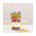thumbnail image 3 of Birthday Greeting Card Three-Dimensional Birthday Greeting Card Hollow Birthday Letter Card Birthday Gift for Children, 3 of 5
