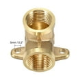 thumbnail image 3 of Unique Bargains Brass Pipe Fitting,90 Degree Drop Ear Elbow G1/2 Female x G1/2 Female Crimp Fitting, 3 of 3