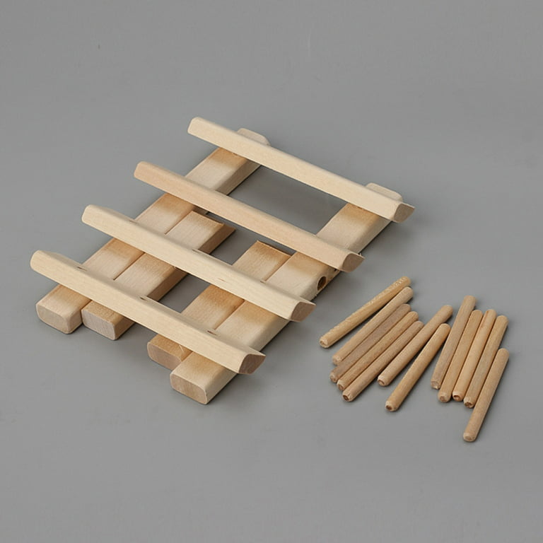  ThreadArt 120 Spool Wood Thread Rack, Made of Hardwood,  Sturdy, Freestanding or Wall Mount