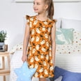 thumbnail image 4 of Vsdgher Mignons Fantômes pour Filles Chemises de Nuit Manches Courtes à Volants Robe de Nuit Pyjama pour Fête Pyjama-TTG, 4 of 6