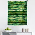thumbnail image 1 of Bamboo Print Tapestry, Image of Horizontal Bamboo Tree Stems Style Image of Nature Inspired, Fabric Wall Hanging Decor for Bedroom Living Room Dorm, 5 Sizes, Green, by Ambesonne, 1 of 1