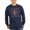 Navy, variant on CafePress - Santa Biker Sweater Tee Long Sleeve Dark T Shirt - Long Sleeve Dark T-Shirt