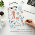 thumbnail image 5 of Coolnut Seahorses Clipboard, Acrylic Standard A4 Letter Size Clip Board with Low Profile Clip for Office, Classroom, Doctor, Nurse and Teacher, 12.5"x9", 5 of 7