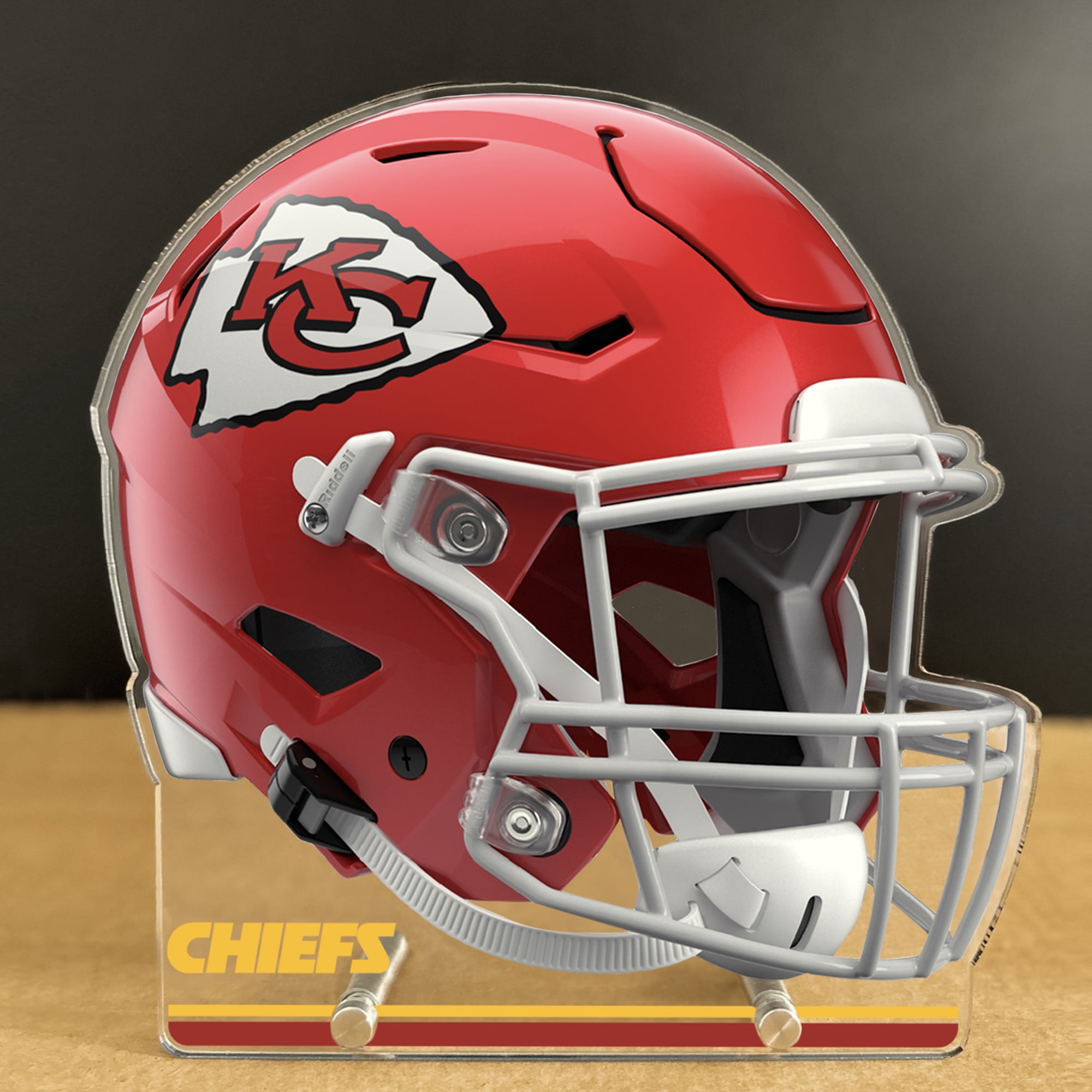 Kansas City Chiefs 13" Speed Helmet Acrylic Plaque