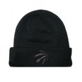 thumbnail image 1 of Toronto Raptors NBA Black-On-Black Logo Beanie, 1 of 1