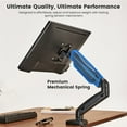thumbnail image 6 of ACGAM MAS-1S Spring-Assisted Single-Monitor Mount with with Flexible Angle and Install, VESA Monitor Desk Mount for 17"-32" Computer Screen, 4.4-19.8 lbs, 6 of 17