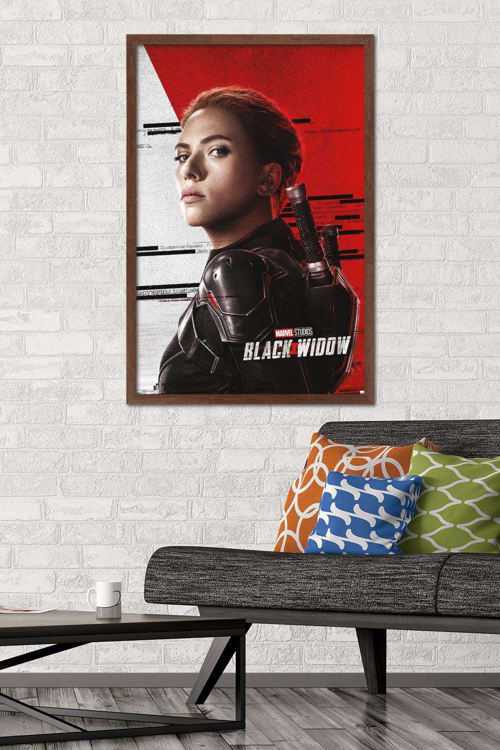 Marvel Cinematic Universe - Black Widow - Pose Wall Poster, 22.375" x 34", Framed