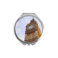 thumbnail image 1 of Big Ben Blue Sky White Clouds Hand Compact Mirror Round Portable Pocket Glass, 1 of 3