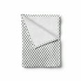 thumbnail image 2 of Geometric Soft Flannel Fleece Blanket, Simplistic Arrangement of Stripes and Angled Lines Greyscale Repeating Shapes, Cozy Plush for Indoor and Outdoor Use, 60" x 80", Grey and White, by Ambesonne, 2 of 6