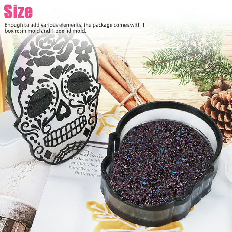 Skull Ornaments Epoxy Resin Mold Home Decorations Silicone Mould