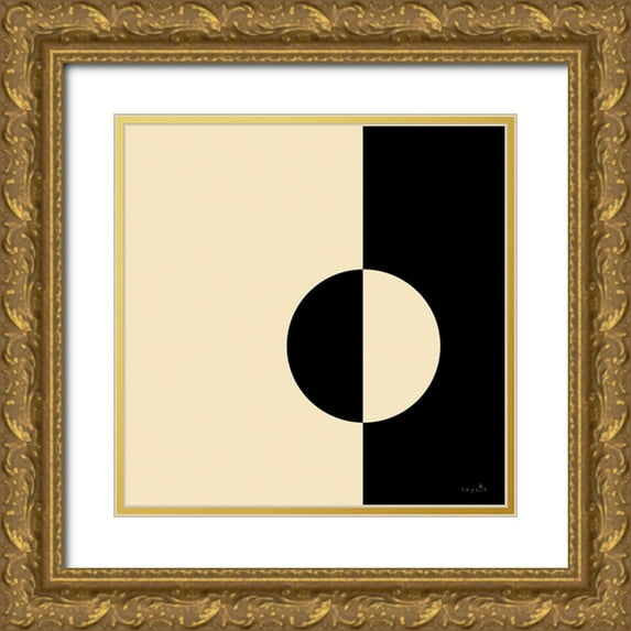 Sophie 6 15x15 Gold Ornate Wood Framed with Double Matting Museum Art Print Titled - Karma