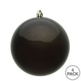 thumbnail image 3 of Vickerman 4.75" Gunmetal Shiny Ball Ornament, 4 per Bag, 3 of 5