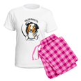 thumbnail image 5 of CafePress - Australian Shepherd IAAM Women's Light Pajamas - Women's Short Sleeve Print T-Shirt and Pants Light Cotton Pajama Set, 5 of 7