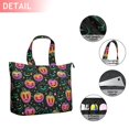 thumbnail image 2 of Colorful Halloween Pumpkins Travel Tote Bags for Women Carry On,Large Weekender Bags for Women Travel,Multi Functional Duffle Bag for Work,Shopping,Sports, 2 of 5