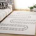 thumbnail image 2 of SAFAVIEH Manhattan Rylie Geometric Area Rug, Ivory/Gray, 5' x 8', 2 of 10