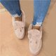 thumbnail image 2 of Jumpingount Botas planas de moda informal para mujer, zapatos cálidos de invierno, botas planas de gamuza para la nieve, zapatos de plataforma mocasines Calzado Numero 3 Jumpingount AP007081-03, 2 of 6
