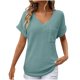 thumbnail image 3 of Camiseta sin mangas para mujer,Sudadera informal de manga larga con capucha y bloques de color para mujer, poliéster, para invierno, sopatenor, 3 of 9