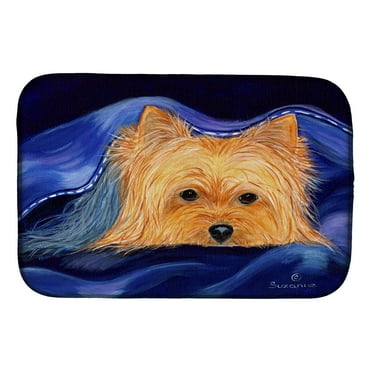 Carolines Treasures SS8136DDM Yorkie Dish Drying Mat 14 x 21" multicolor