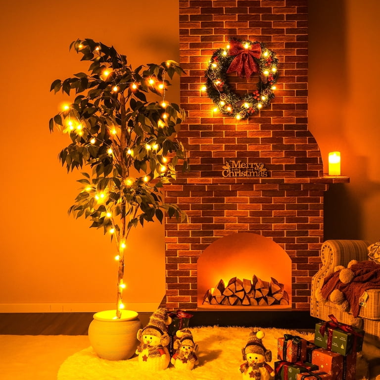 DR.Planzen 5-Foot Artificial Ficus Tree with Wood Trunk photo 3
