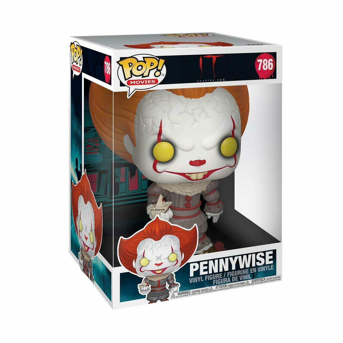 Funko Pop Movies IT Chapter 1 Pennywise With Boat 10-Inch Vinyl Figure - Walmart.com - Walmart.com