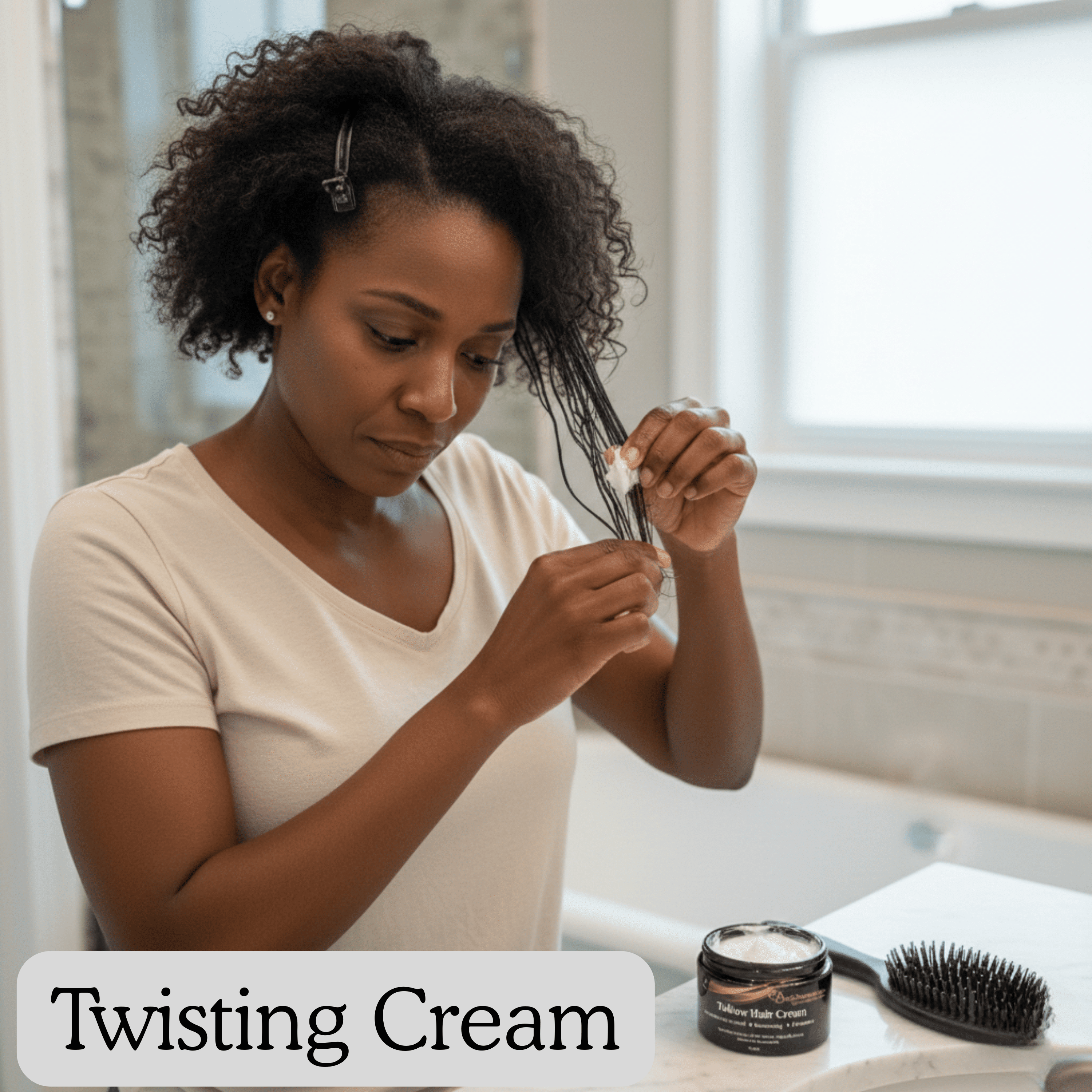 Back2Naturalness Tallow Hair Growth Cream Oil for Textured Hai, All Hair Types, Sensitive Skin , 3.5 oz
