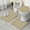 Beige Bigfoot And, variant on Beige Bigfoot and Forest Pattern Bathroom Rugs Sets 3 Piece,Toilet Cover Set,Absorbent Non Slip Bathroom Mats Sets with U-Shaped Contour Rug Toilet Rug Set