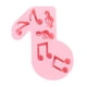 thumbnail image 1 of Calcetín De Navidad Molde De Pastel De Silicona Multipropósito Nota Musical Molde Para Hornear Bandeja De Hornear Flexible Reutilizable Para El Hogar Cocina Fiesta De Cumpleaños Festival Methold HA027944-02, 1 of 7