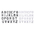 thumbnail image 2 of Parches de letras Soledad 52pcs Negro, 2 of 10