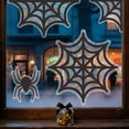 thumbnail image 4 of Holloyiver Spider Web and Spider Window Clings - Anti-Collision Decals to Save Birds, Non-Adhesive Prismatic Window Clings, Rainbow Stickers, 4 of 9