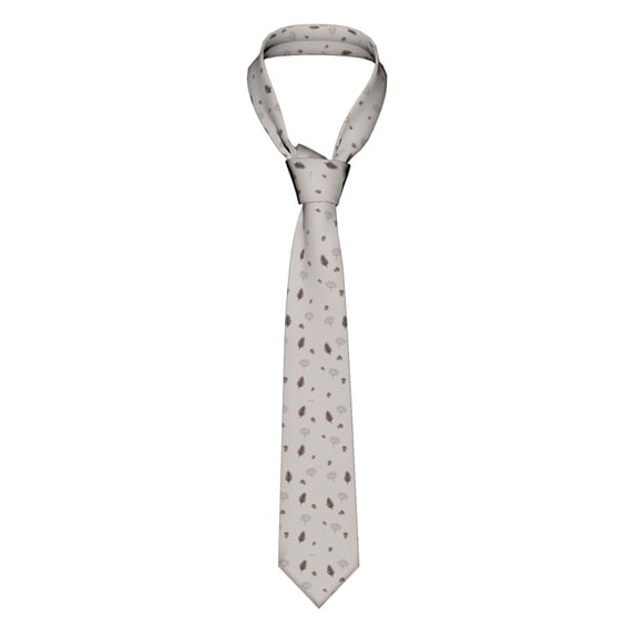 XMXY Boho Style Autumn Theme Mens Necktie Ties , Bohemian Leaves Formal Bussiness Wedding Party Printed Tie