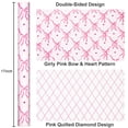 thumbnail image 3 of Rollo de papel de regalo Yarcony Pink Coquette Lazos reversibles, 3 of 7